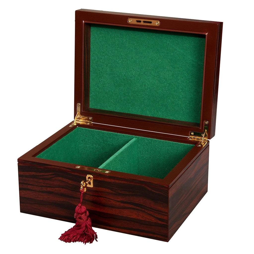 The Leningrad Series Chess Set, Box, & Board Combination - Crown Humidors