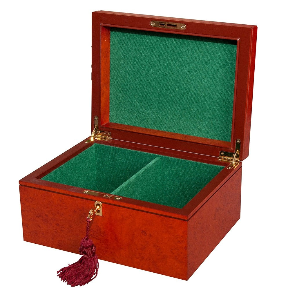 The Leningrad Series Chess Set, Box, & Board Combination - Crown Humidors