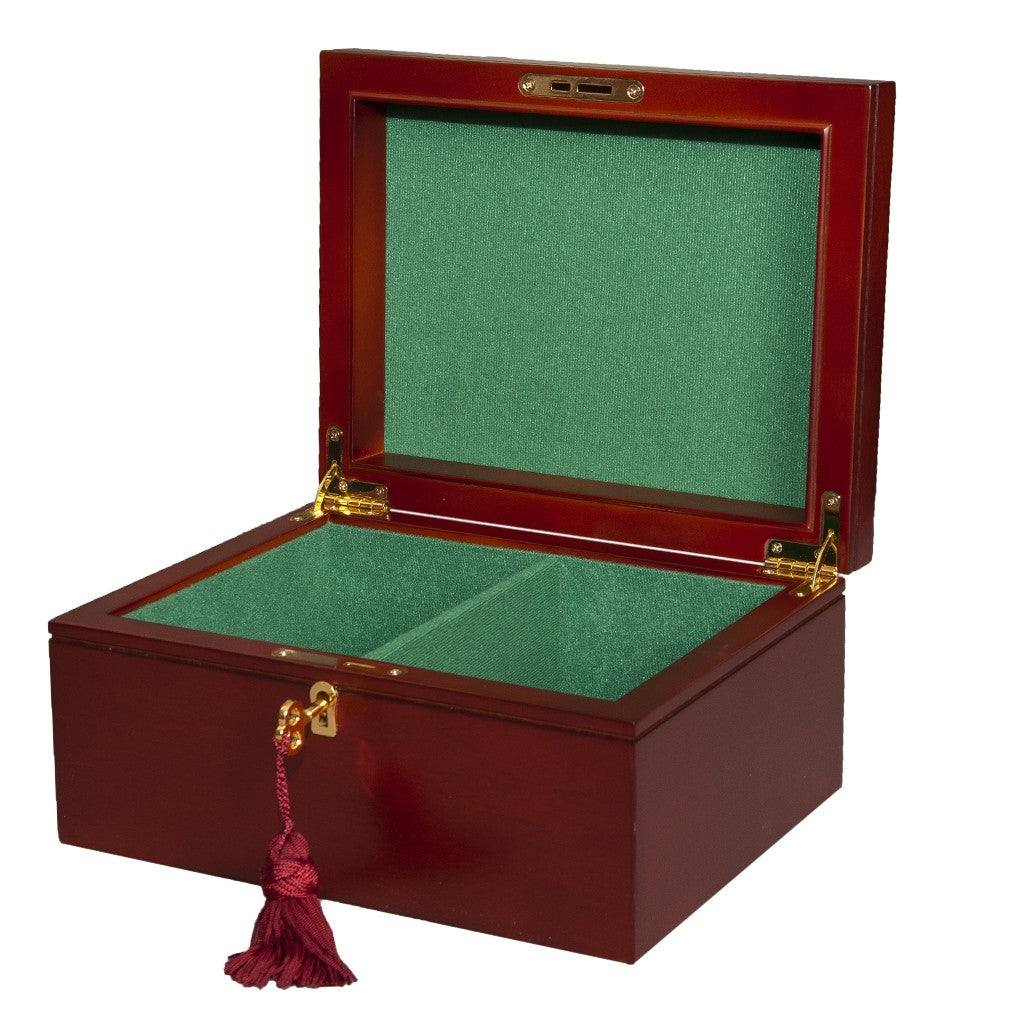 The Leningrad Series Chess Set, Box, & Board Combination - Crown Humidors