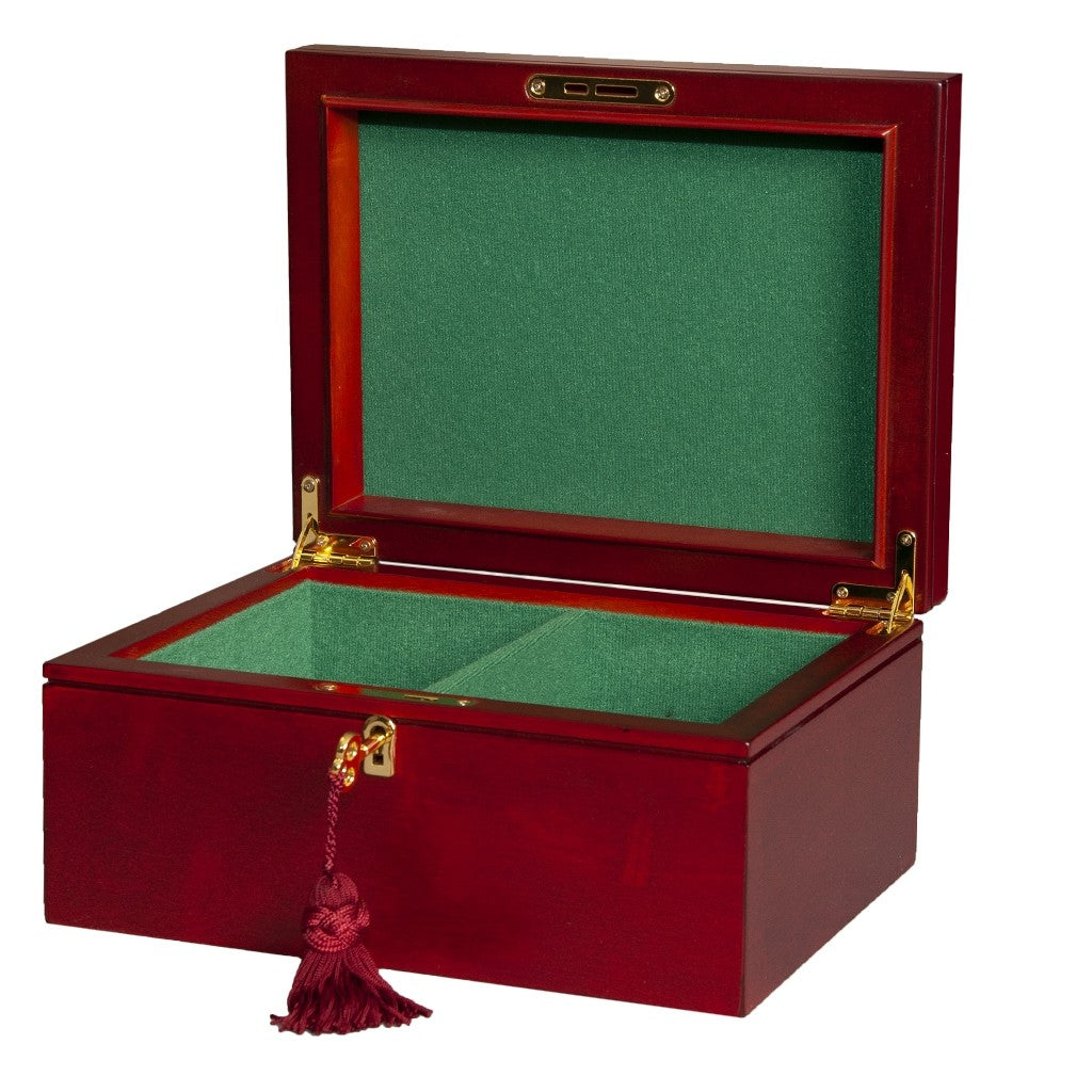 The Leningrad Series Chess Set, Box, & Board Combination - Crown Humidors