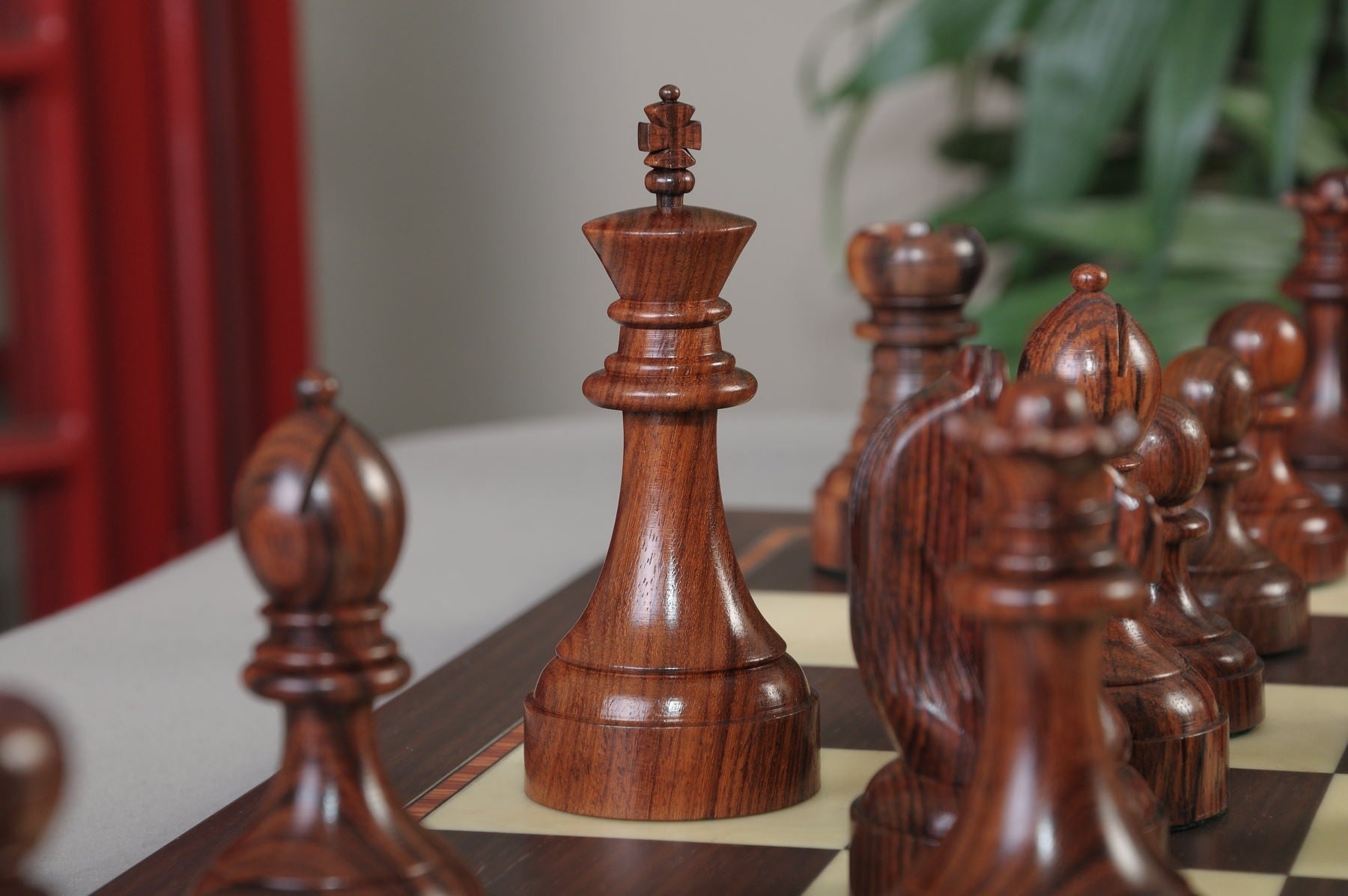 The Mechanics Institute Chess Set, Box, & Board Combination - Crown Humidors