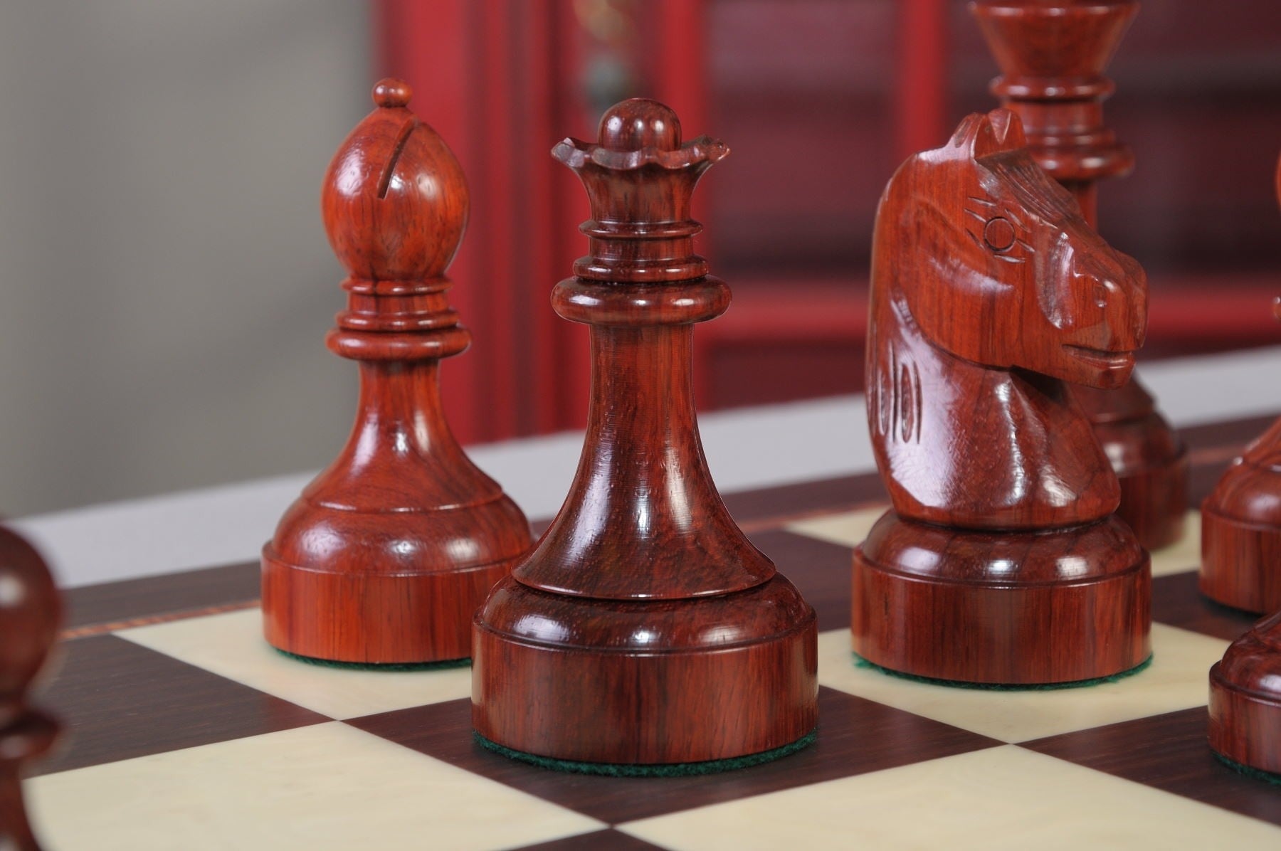 The Mechanics Institute Chess Set, Box, & Board Combination - Crown Humidors