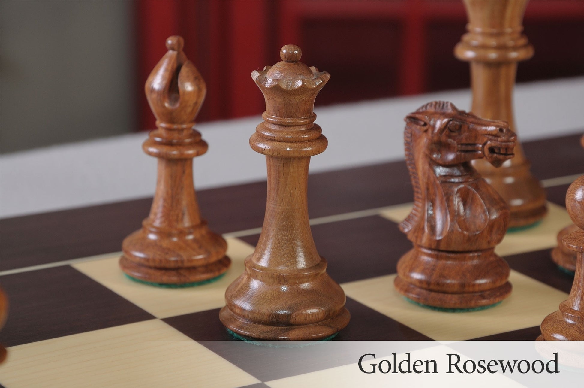 The Congress Series Luxury Chess Set, Box, & Board Combination - Crown Humidors