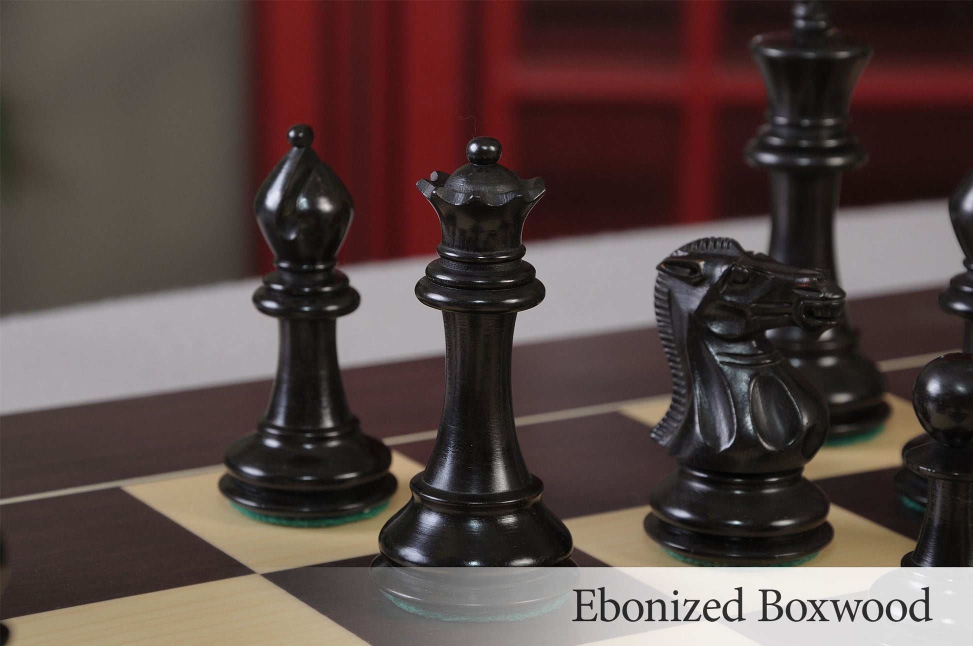 The Congress Series Luxury Chess Set, Box, & Board Combination - Crown Humidors