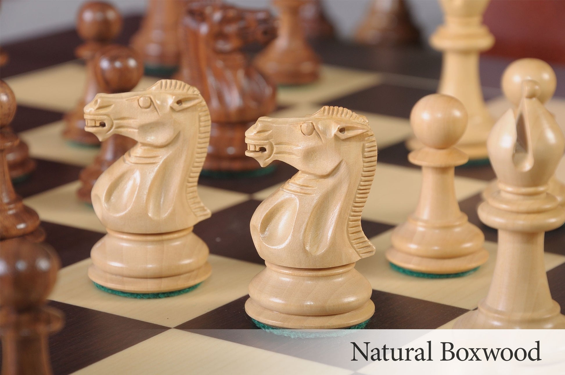 The Congress Series Luxury Chess Set, Box, & Board Combination - Crown Humidors