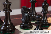 The Reykjavik II Series Chess Set, Box, and Board Combination - Crown Humidors