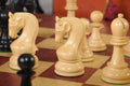 The Leningrad Series Chess Set, Box, & Board Combination - Crown Humidors