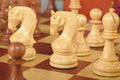 The Leningrad Series Chess Set, Box, & Board Combination - Crown Humidors