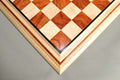 Signature Contemporary II Chess Board - Curly Maple / Pomelle Bubinga - 2.5