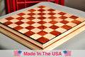 Signature Contemporary II Chess Board - Curly Maple / Pomelle Bubinga - 2.5