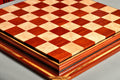 Signature Contemporary Chess Board - BLOODWOOD / BIRD'S EYE MAPLE - 2.5