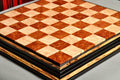 Signature Contemporary Chess Board - RED AMBOYNA / BIRD'S EYE MAPLE - 2.5