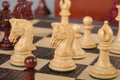 The Library Imperial Collector Series Chess Set, Box, & Board Combination - Crown Humidors