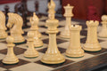 The Library Imperial Collector Series Chess Set, Box, & Board Combination - Crown Humidors