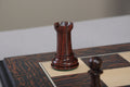 The Library Imperial Collector Series Chess Set, Box, & Board Combination - Crown Humidors