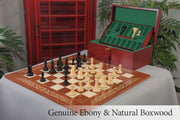 The Broadbent Series Luxury Chess Set, Box, & Board Combination - Crown Humidors
