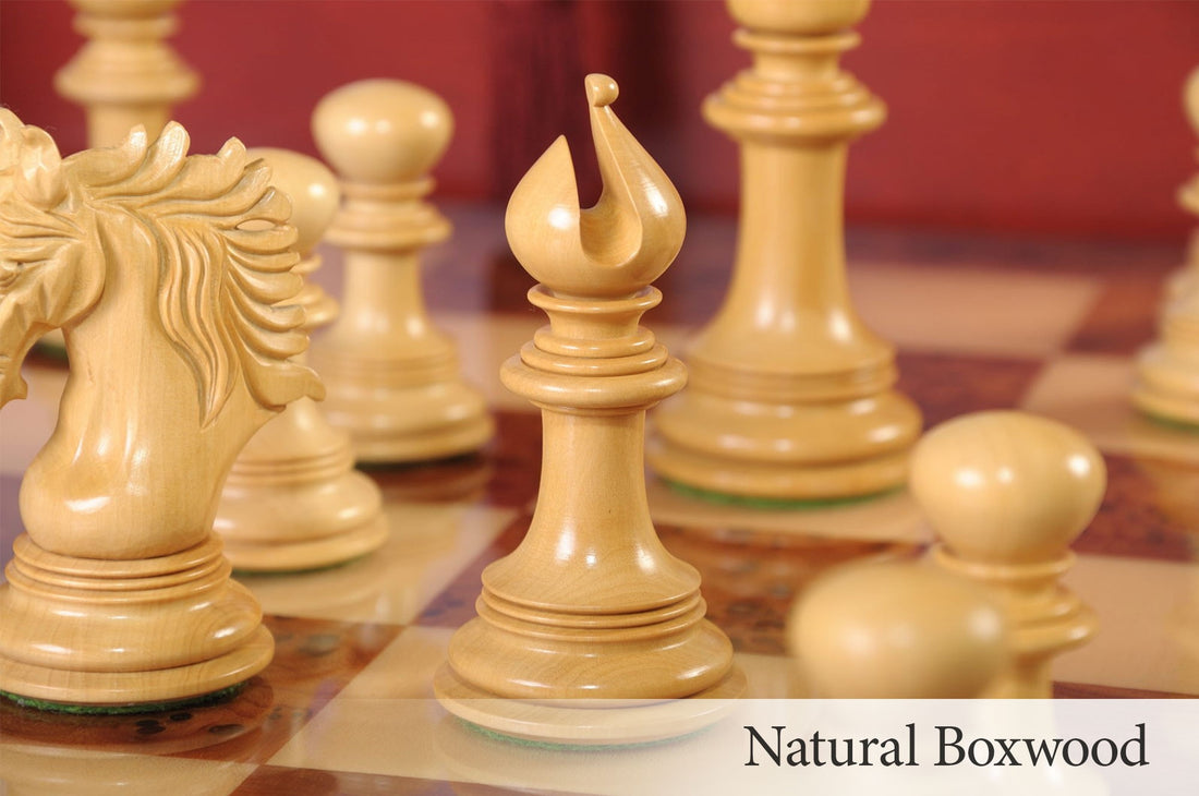 The Bolzano Series Luxury Chess Set, Box, & Board Combination - Crown Humidors