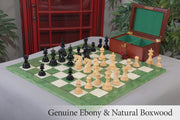 The Preston Series Chess Set, Box, & Board Combination - Crown Humidors