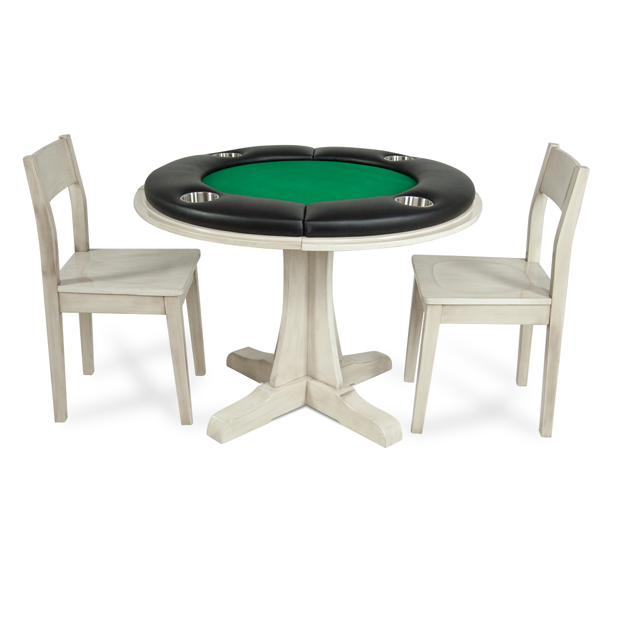 The Helmsley Poker Table With Matching Dining Top - Crown Humidors