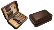 Prestige Imports Manhattan Travel Cigar Case Humidor w/ on Board Accessories - Crown Humidors