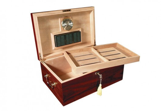 The Monte Carlo Cherry Humidor - 120 Cigar ct - Crown Humidors