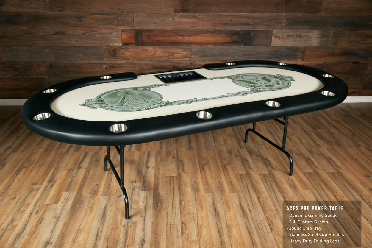 Aces Pro Tournament Poker Table - Crown Humidors