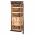 Classic Old English Display Cabinet Humidor by Quality Importers - 3500 Cigar ct - Crown Humidors