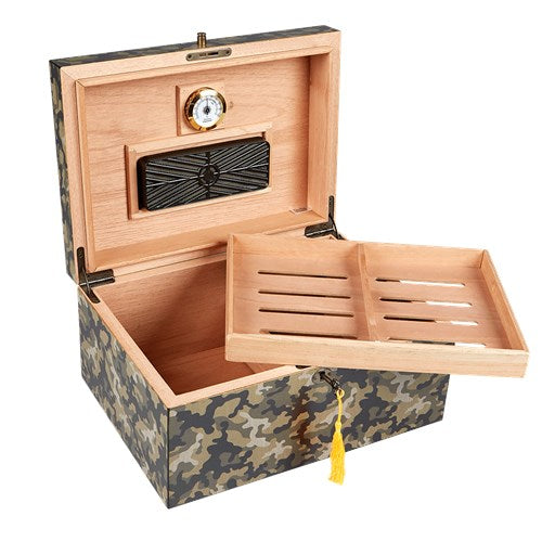 Rambo Humidor - 100 Cigar Capacity - Crown Humidors