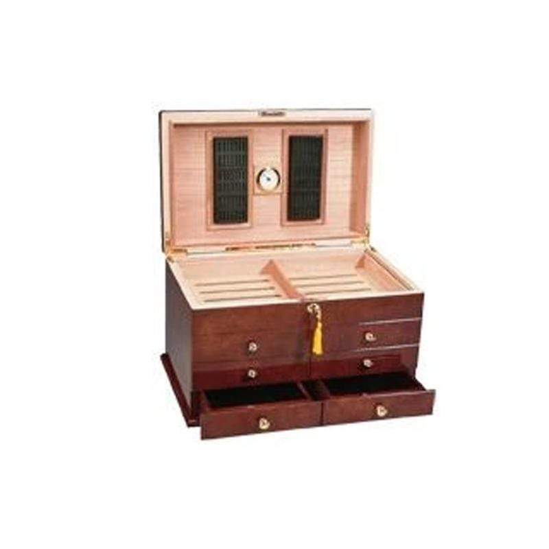 Quality Importers Ravello Desktop Humidor - 300 Cigar ct - Crown Humidors