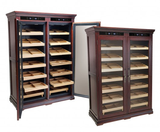 The Reagan 4000 Electric Cabinet Humidor by Prestige Import Group - 4000 Cigar ct - Crown Humidors