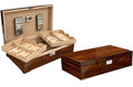 The Salvador Humidor in Brazilian Rosewood by Prestige Import Group - 250 Cigar ct - Crown Humidors