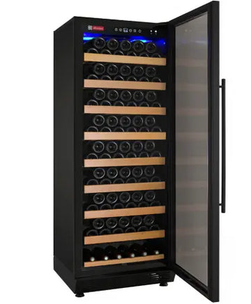 Allavino 24" Wide Vite II 99 Bottle Single Zone Black Right Hinge Wine Refrigerator