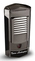 Tonino Lamborghini Sepang Metallic Gun and Black Triple Torch Flame Lighter - Crown Humidors