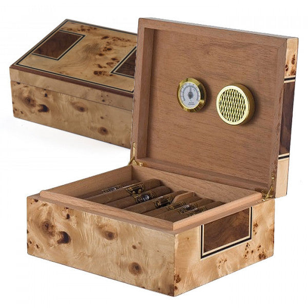 Quality Imports Toulouse Humidor - 25 - 175 cigar ct. - Crown Humidors