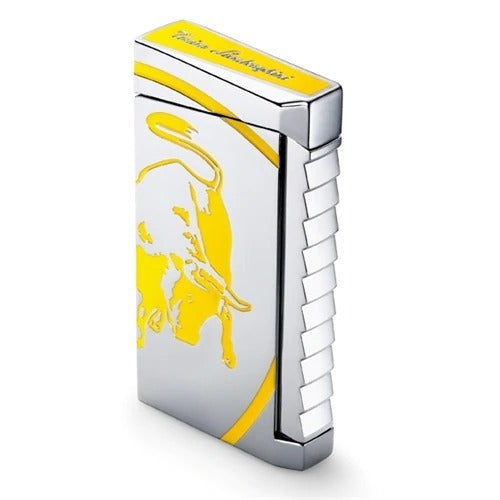Tonino Lamborghini Il Toro Yellow Torch Flame Lighter - Crown Humidors