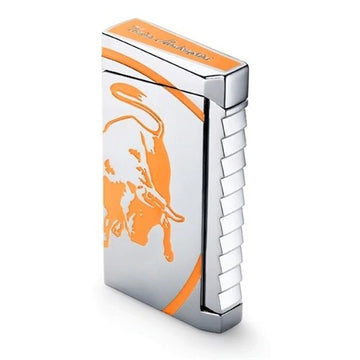 Tonino Lamborghini Il Toro Orange Torch Flame Lighter - Crown Humidors