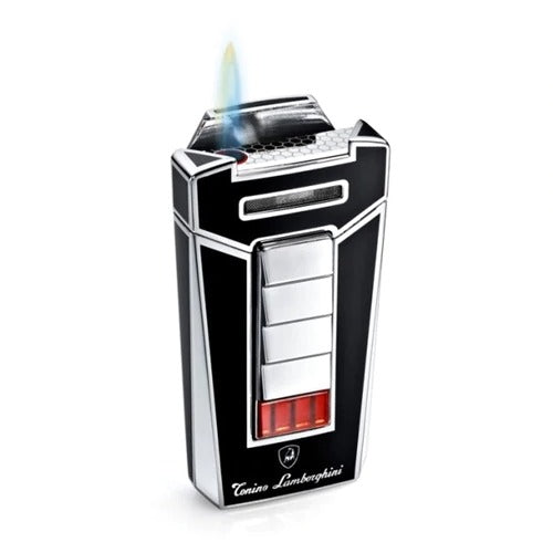 Tonino Lamborghini Aero Black Torch Flame Cigar Lighter - Crown Humidors