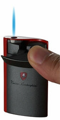 Tonino Lamborghini Onda Torch Flame Lighter - Red Matte - Crown Humidors