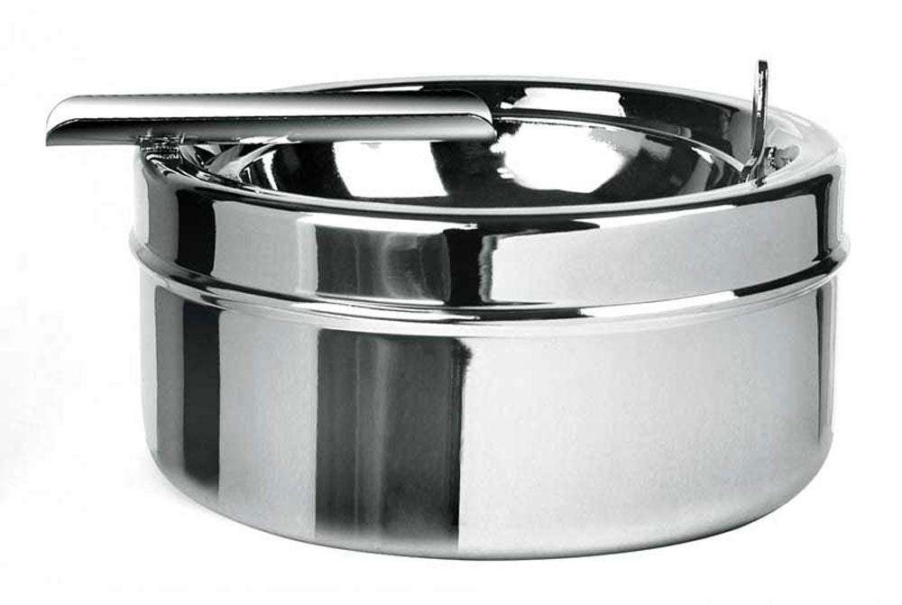 Visol Dash Polished Chrome Metal Cigar Ashtray - Crown Humidors