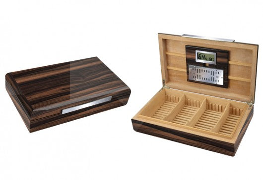 The Vanderbilt Lacquer Finish Humidor by Prestige Import Group - 120 Cigar ct - Crown Humidors