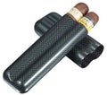 Visol Cartenium Two Finger Titanium Carbon Fiber Cigar Case - Crown Humidors