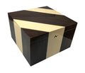 Prestige Imports Viceroy 110 Ct. Cross-Inlaid Maple & Iron Wood High Lacquer Finish - Crown Humidors