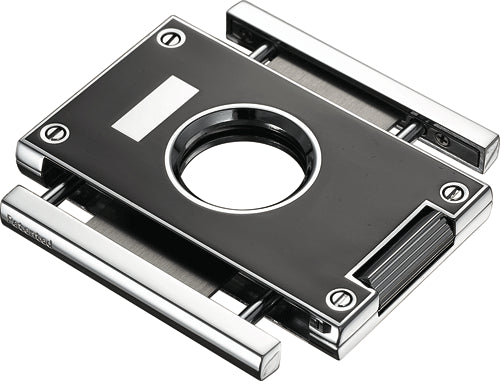 Visol Sharp Black Lacquer Cigar Cutter - Crown Humidors