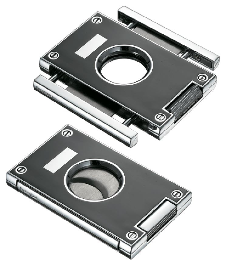 Visol Sharp Black Lacquer Cigar Cutter - Crown Humidors