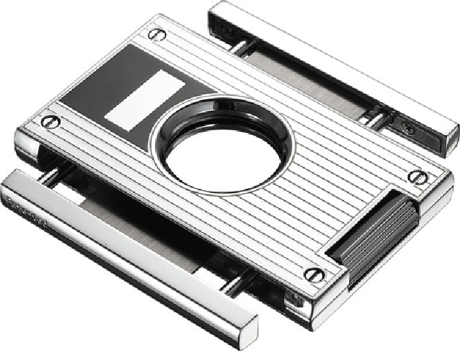 Visol Sharp Lines Chrome Cigar Cutter - Crown Humidors