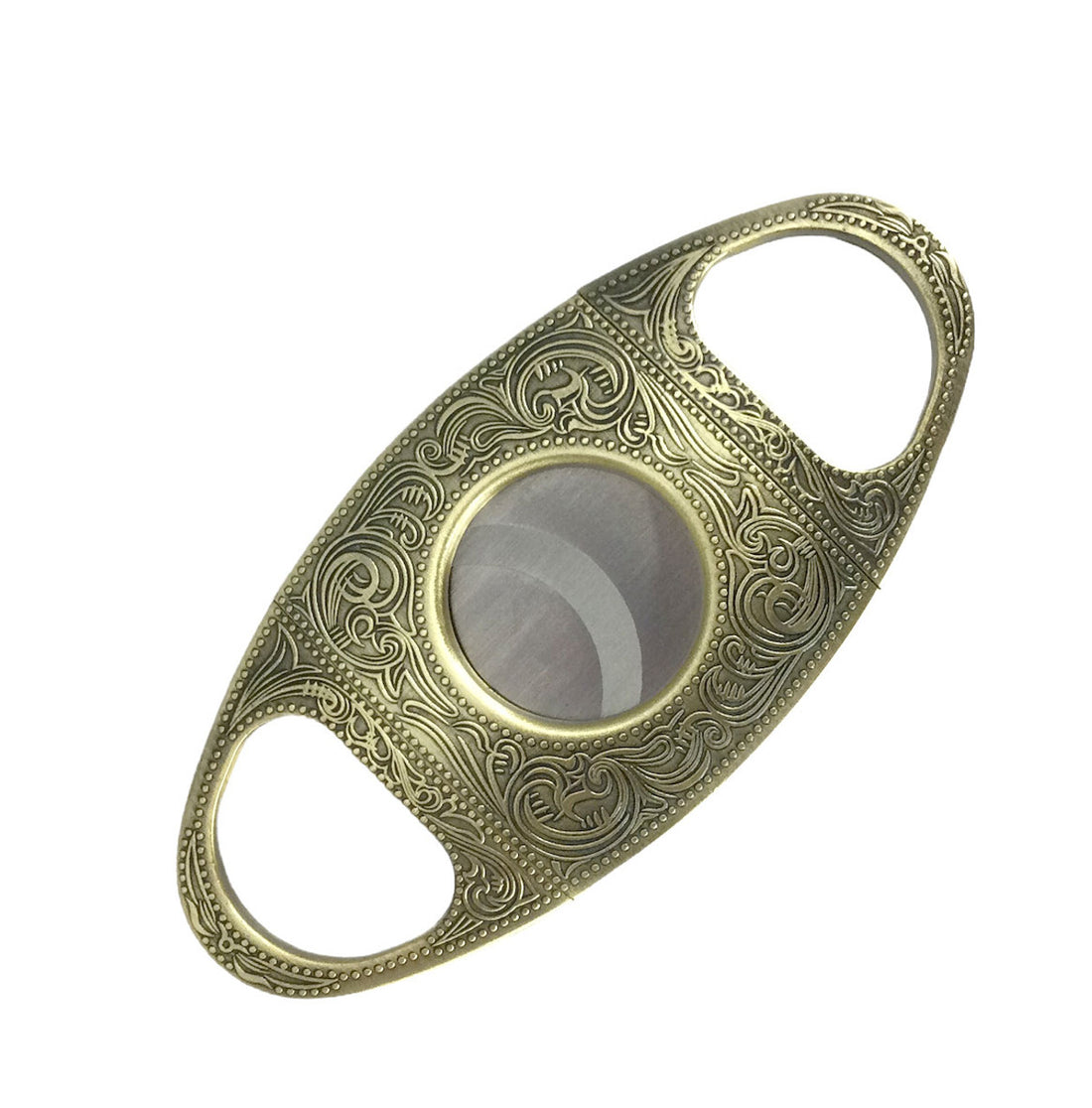 Visol Wild West Antique Gold Cigar Cutter - Vcut419Ag