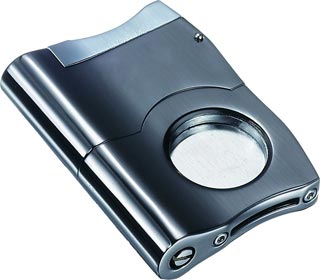 Visol Caracas Gunmetal Cigar Cutter - Crown Humidors