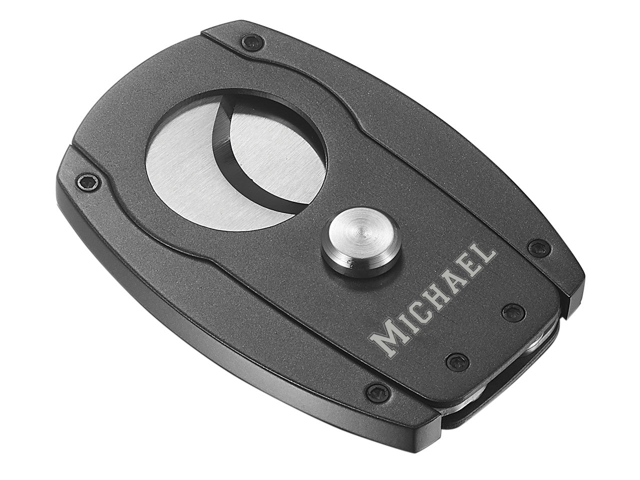 Visol Corbett Double Guillotine Cigar Cutter- Gunmetal - Vcut724Gm
