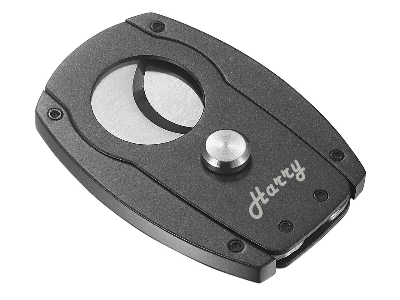 Visol Corbett Double Guillotine Cigar Cutter- Gunmetal - Vcut724Gm