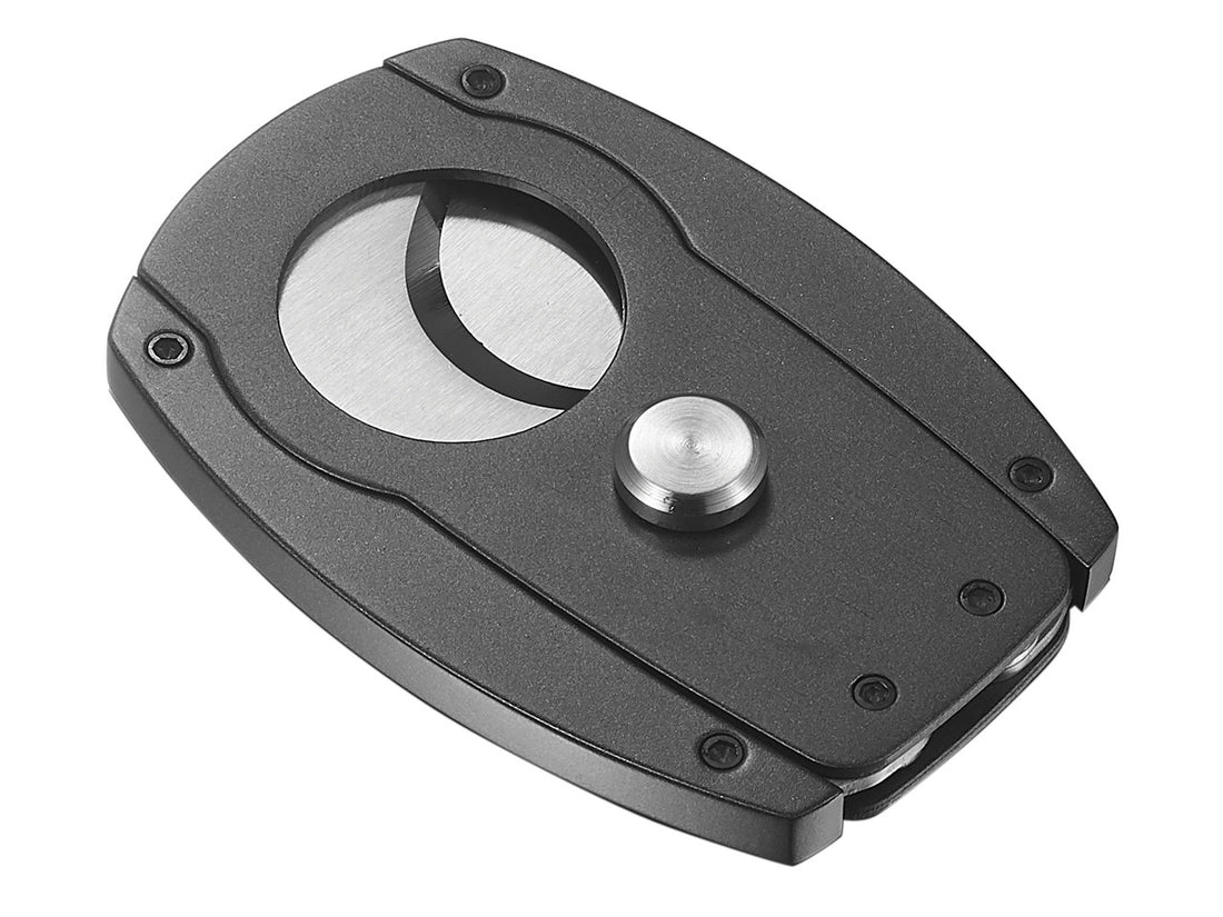 Visol Corbett Double Guillotine Cigar Cutter- Gunmetal - Vcut724Gm